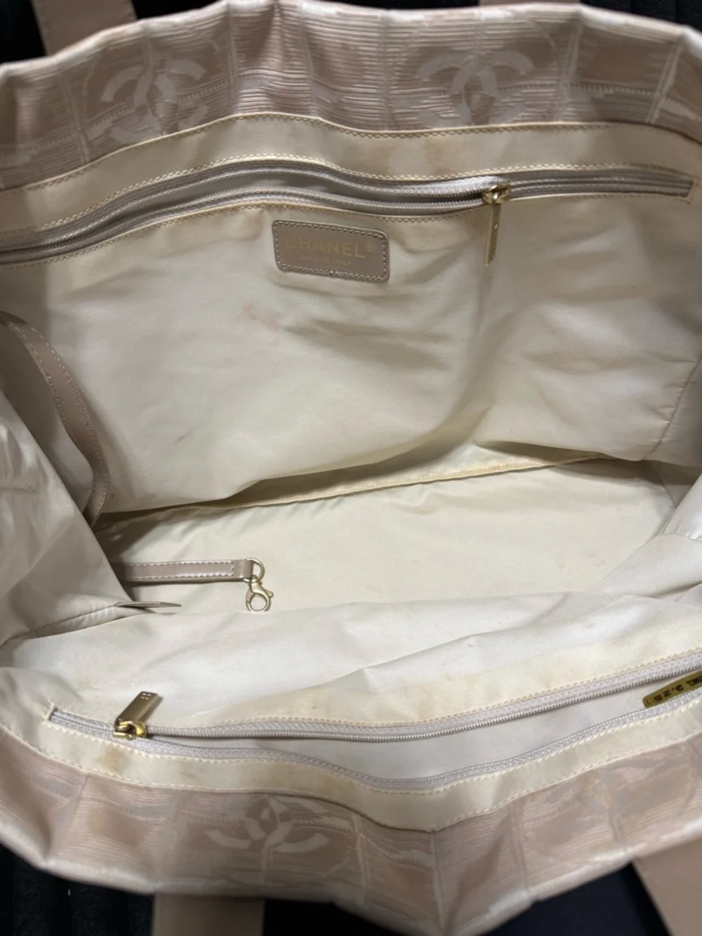 Chanel Beige Travel Tote Bag with COA - Picture 12 of 16